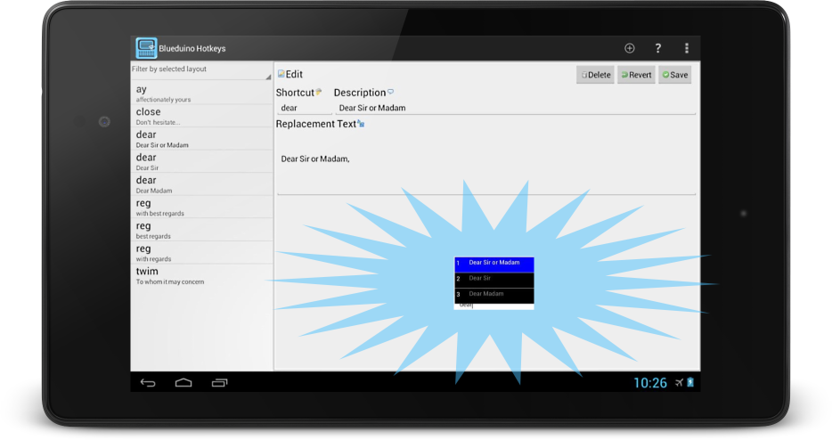 Screenshot android tablet
